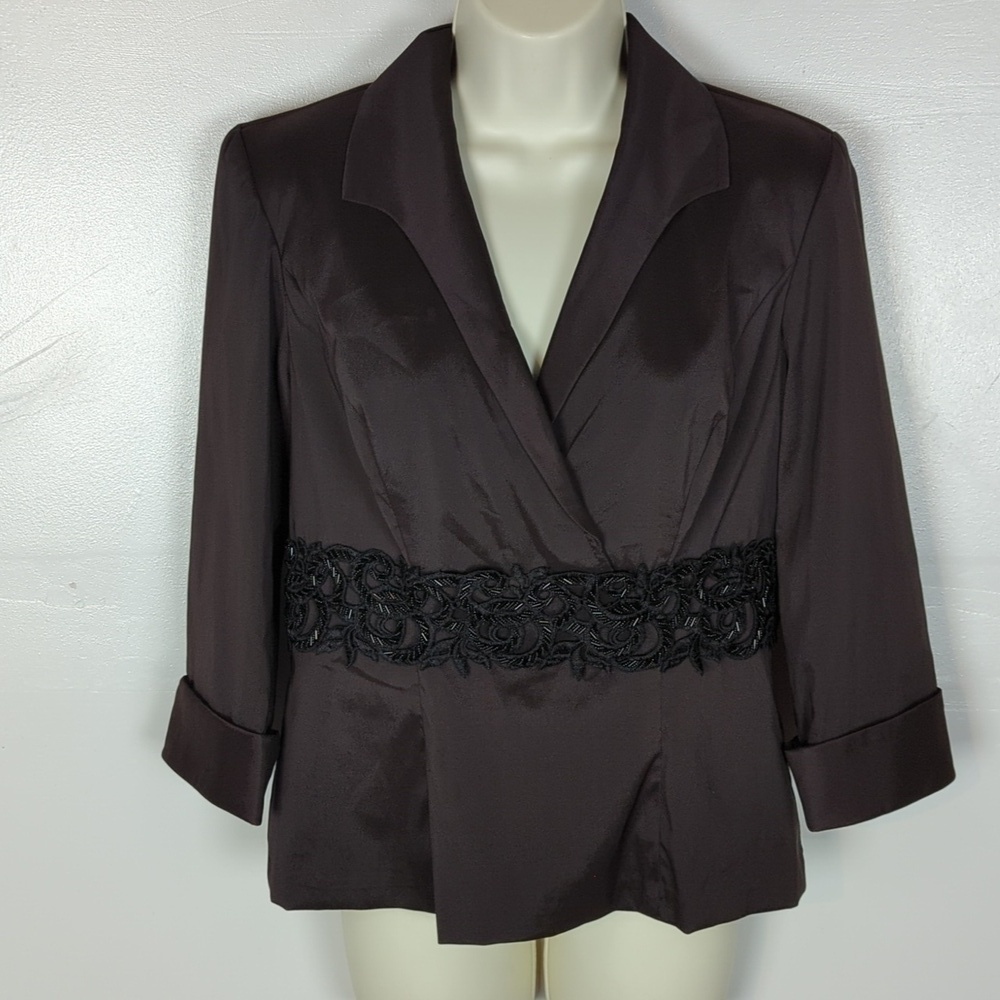 Alex Evenings Faux Wrap Formal Top